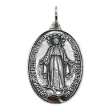 <STRONG>Medalla plata Virgen de la Milagrosa 30 mm.</STRONG>&nbsp; <BR>Esta medalla de la Virgen de la milagrosa es de<STRONG> p