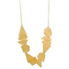 <STRONG>Collar plata dorado formas geométricas Salvatore 203C0050</STRONG><BR>Este collar de señora es de <STRONG>plata de prime
