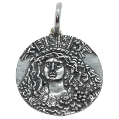 <STRONG>Medalla plata Virgen de Zamarrilla 21 mm. <BR></STRONG>Medalla de Nuestra señora de la Amargura y el Cr <STRONG>Medalla plata Virgen de Zamarrilla 21 mm. <BR></STRONG>Medalla de Nuestra señora de la Amargura y el Cr