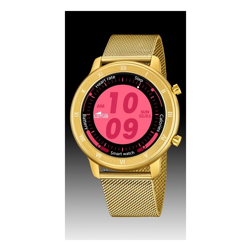 Reloj Lotus 50038/1 
Correa y caja doradas, digital
Este producto se entrega en estuche originial y envuelto para regalo ¡Entr