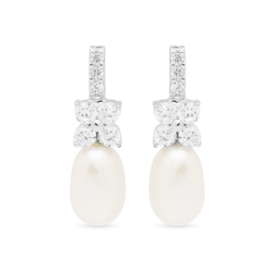 <STRONG>Pendiente de plata con perla para mujer Luxenter EV07311400 <BR></STRONG>Estos elegantes <STRONG>pendientes de plata par