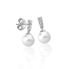 <STRONG>Pendiente perla majorica plata 3 circonitas 15317.01.2.000.010.1 <BR></STRONG>Estos bonitos <STRONG>pendientes para muje