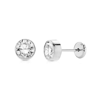 <p>Chaton de circonita y oro blanco 18 kilates<br /> Medidas: 3 mm. Cierre de rosca<br /> Este producto se entrega estuchado y e <p>Chaton de circonita y oro blanco 18 kilates<br /> Medidas: 3 mm. Cierre de rosca<br /> Este producto se entrega estuchado y e