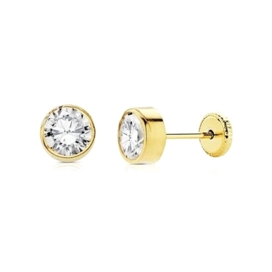 <p>Chaton de circonita y oro 18 kilates (7) <br />Medidas: 3 mm. Cierre de rosca<br /><span>Este producto se entrega estuchado y <p>Chaton de circonita y oro 18 kilates (7) <br />Medidas: 3 mm. Cierre de rosca<br /><span>Este producto se entrega estuchado y