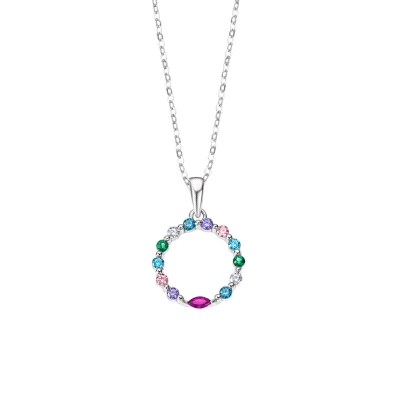 <STRONG>Collar Lotus plata multicolor mujer LP3246-1/1</STRONG>&nbsp;&nbsp; <BR>Este <STRONG>collar Lotus para mujer</STRONG>&nb