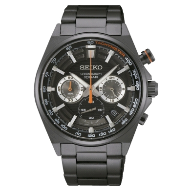 Reloj Seiko Hombre SSB399P1<BR>Caja y brazalete de acero en color gris con cronografo