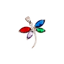 <STRONG>Colgante plata libélula</STRONG><BR>Este precioso <STRONG>colgante de libélula</STRONG> su cuepo esta formado