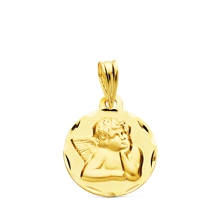 <STRONG>Medalla bebe&nbsp;oro 18 kilates</STRONG>. <STRONG>Medalla&nbsp;angel de la guarda oro</STRONG>&nbsp;con forma&nbsp;circ