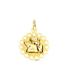 <STRONG>Medalla Angel de la Guarda</STRONG> es un complemento ideal para todo recién nacido, detalle con el que siempre se acier