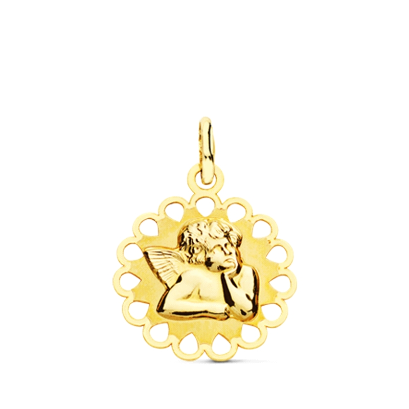 <STRONG>Medalla Angel de la Guarda</STRONG> es un complemento ideal para todo recién nacido, detalle con el que siempre se acier