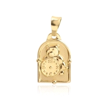 <STRONG>Medalla bebe osito</STRONG> con reloj. <STRONG>Medalla niño con reloj</STRONG> para grabar .Tiene unas medidas de 17 x11