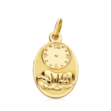 <STRONG>Medalla bebe con reloj 9 kilates</STRONG>. <STRONG>Medalla bebe con niño y reloj oro 9 kilates</STRONG>. En esta <STRONG