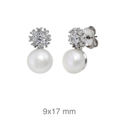 <STRONG>Pendienta plata mujer perla<BR></STRONG>Estos bonitos <STRONG>pendientes para mujer&nbsp;</STRONG>tienen un cuajo de cir