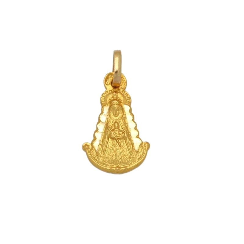 <STRONG>Medalla Virgen del Rocio oro</STRONG> pequeña. Esta <STRONG>medalla del la Virgen del rocio</STRONG> está fabricado en <
