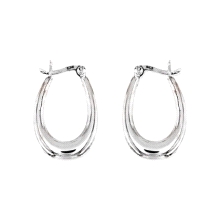 <STRONG>Pendiente plata oro oval mujer</STRONG>. Estos <STRONG>pendientes de plata para mujer tienen forma oval</STRONG> y cierr