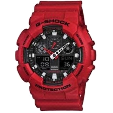 Reloj Casio G-Shock GA-100B-4AER<BR>Cristal mineral con caja y correa de resina<BR>Funcion de hora universal, 5 alarmas diaria, Reloj Casio G-Shock GA-100B-4AER<BR>Cristal mineral con caja y correa de resina<BR>Funcion de hora universal, 5 alarmas diaria,