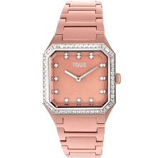 <P>Reloj Tous 300358050<BR>Reloj Tous en color rose gold. Esfera de metal con cristales facetados en los indices y en el bisel 5
