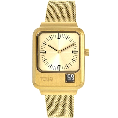 Reloj Tous 30058010 Mars Dorado<BR>Reloj Tous Mars acero Dorado<BR>Brazalete y caja de acero dorado<BR>Diametro de la caja 30.5 