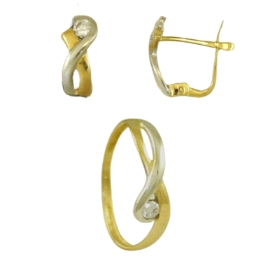 <STRONG>Conjunto oro bicolor comunión oro 18 kilates</STRONG>&nbsp;&nbsp; <BR>Este<STRONG> juego de comunión</STRONG> está compu