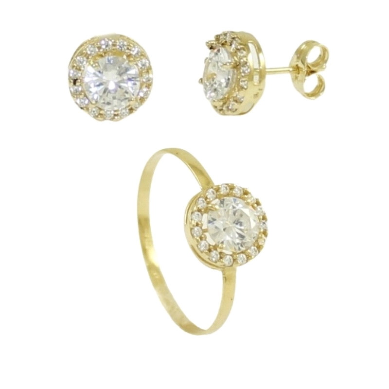 <p>Fabricado en Oro de 18 Kilates <br />Tamaño 8 mm. Cierre presion <br />Este producto se entrega estuchado y envuelto para reg