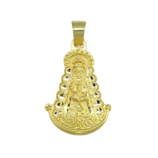 <P>Virgen del Rocío de oro <BR>Virgen del rocio de silueta 33 mm de largo por 20 mm de ancho<BR>Fabricada en oro de 18 kilates</
