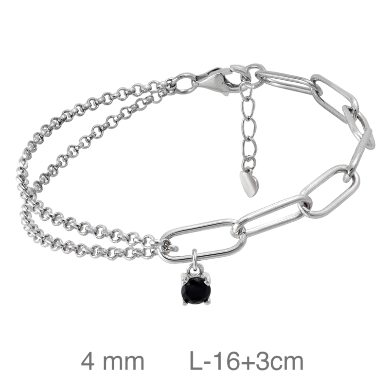 <STRONG>Pulsera plata mujer</STRONG> circonita color zafiro. <STRONG>Pulsera</STRONG> para <STRONG>mujer</STRONG> formada por un