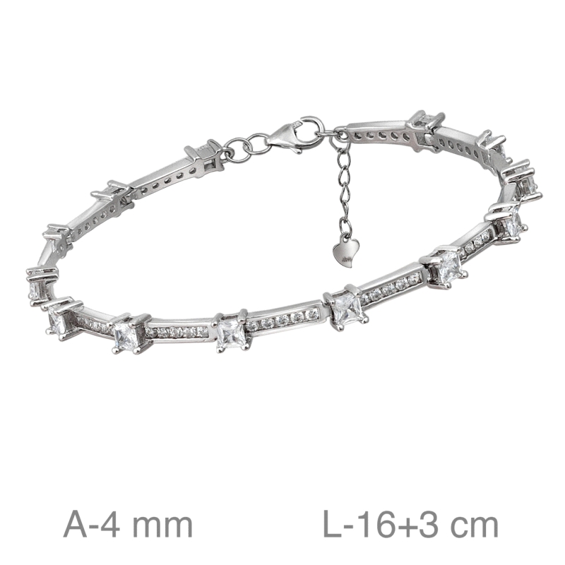 <STRONG>Pulsera</STRONG> circonitas <STRONG>plata mujer</STRONG>. <STRONG>Pulsera</STRONG> de<STRONG> mujer</STRONG> con circoni