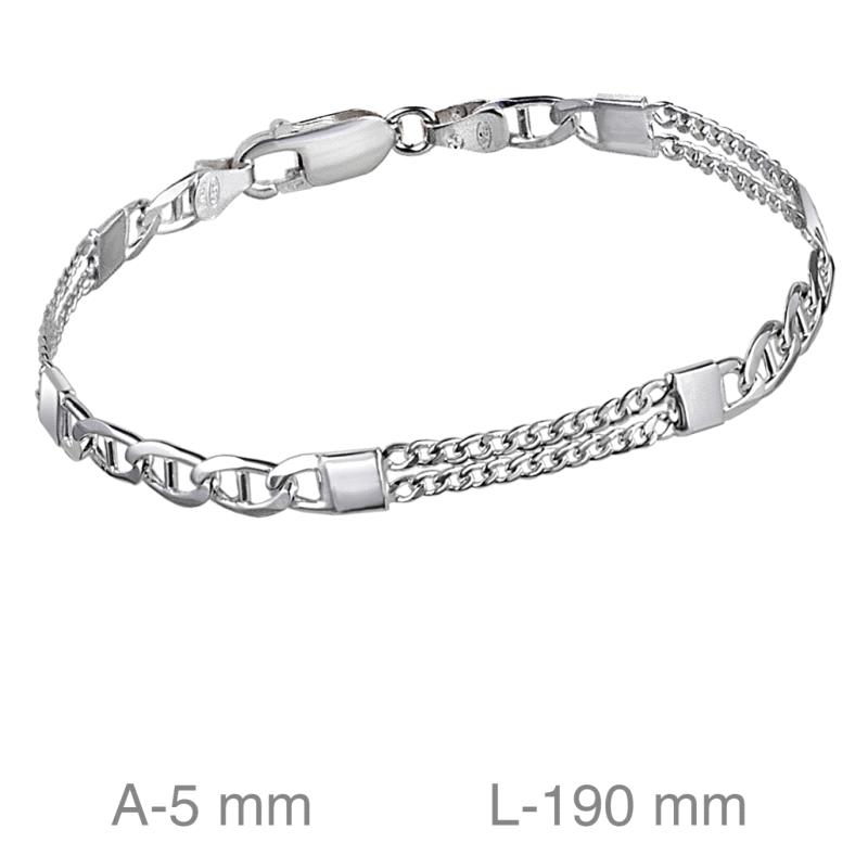 <STRONG>Pulsera</STRONG> cadenas <STRONG>mujer plata</STRONG>. <STRONG>Pulsera </STRONG>de <STRONG>mujer</STRONG> formada por ca