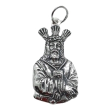 Medalla de Nuestro Padre Jesus el Cautivo.<BR>Esta medalla tiene forma de situeta y su tamaño es de 35 mm de alto y 20 mm de anc