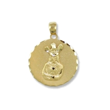 Medida 18 mm. Fabricada en oro de 18 kilates
Este producto se entrega estuchado y envuelto para regalo