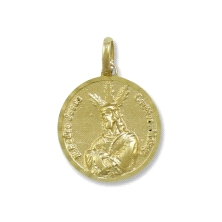 <p>Medida 21 mm. Fabricada en oro de 18 kilates<br />Este producto se entrega estuchado y envuelto para regalo</p>