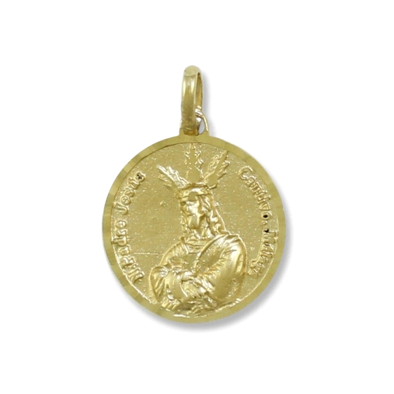 <p>Medida 21 mm. Fabricada en oro de 18 kilates<br />Este producto se entrega estuchado y envuelto para regalo</p>