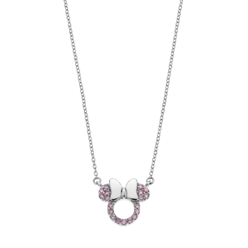 <STRONG>Colgante plata Disney</STRONG> de <STRONG>Minnie</STRONG> Mouse con circonitas <STRONG>NS00048RZP-157.CS</STRONG>. <STRO