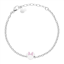 <STRONG>Pulsera</STRONG> acero <STRONG>Disney Minnie B600653L-55.CJ</STRONG>. <STRONG>Pulsera Disney</STRONG> para chica de acer