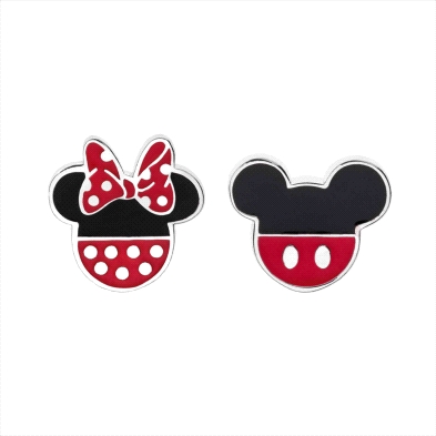 <STRONG>Pendientes Disney plata</STRONG> <STRONG>Mickey y Minnie </STRONG>esmaltados <STRONG>ES00007SL.CS</STRONG>. <STRONG>Pend