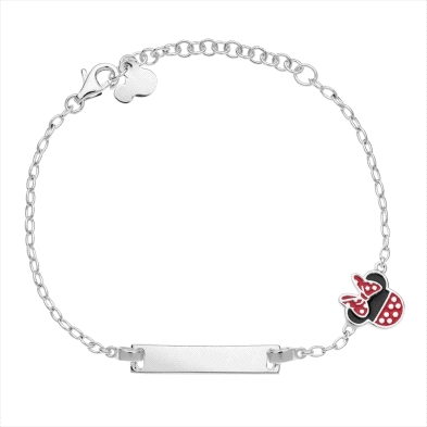 <STRONG>Esclava</STRONG> de <STRONG>plata Disney</STRONG> con <STRONG>Minnie</STRONG> esmaltada<STRONG> BS00050SL-55CS</STRONG>.