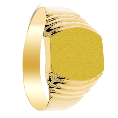 <STRONG>Sello de oro hombre liso 18k</STRONG>&nbsp;&nbsp;&nbsp; <BR>Sello para hombre con un tamaño de plaza de 14x12 mm.<BR>Fab