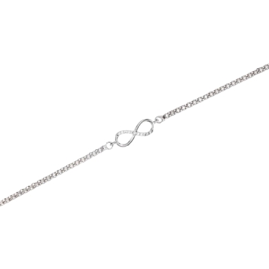 <STRONG>Pulsera plata infinito mujer</STRONG>. <STRONG>Pulsera</STRONG> para<STRONG> mujer</STRONG> con<STRONG> infinito</STRONG