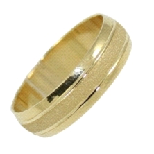 <STRONG>Alianza oro amarillo</STRONG> arenada 5mm. <STRONG>Alianza</STRONG> para <STRONG>boda</STRONG> de <STRONG>oro</STRONG> c