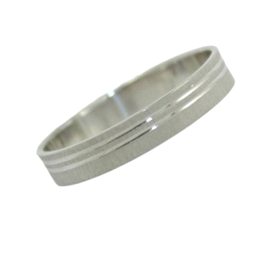 <STRONG>Alianza oro blanco</STRONG> 3.5mm con lineas. <STRONG>Alianza</STRONG> para boda fabricada en <STRONG>oro blanco</STRONG