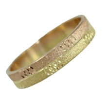 <STRONG>Alianza bicolor aros 4mm oro 18k</STRONG>. <STRONG>Alianza</STRONG> para <STRONG>novios</STRONG> de <STRONG>oro</STRONG>