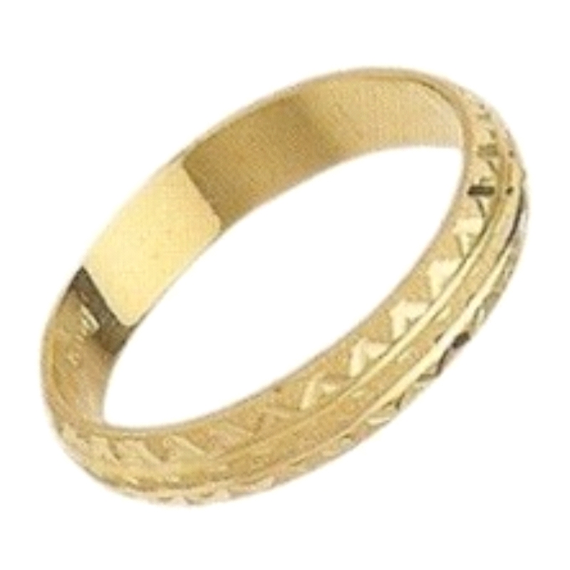 <STRONG>Alianza</STRONG> tallada 4mm <STRONG>oro</STRONG>. <STRONG>Alianza</STRONG> para boda fabricada en <STRONG>oro</STRONG> 