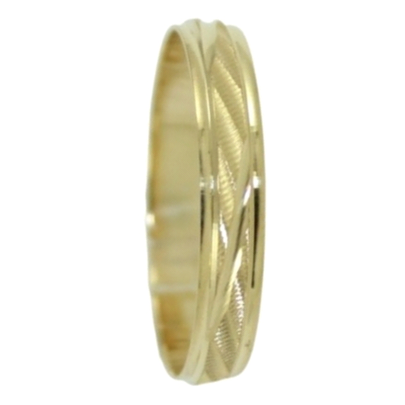 Anillo boda 4mm tallado&nbsp;&nbsp; <BR>Anillo de&nbsp;4 mm tallado lineas.<BR>Fabricado en oro de 18 kilates