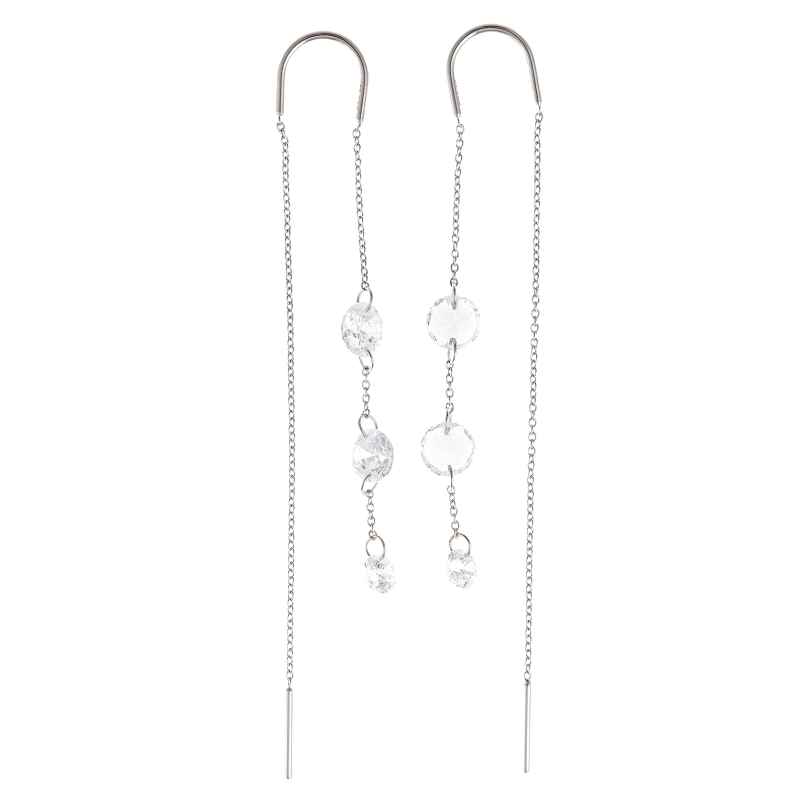 <STRONG>Pendientes Salvatore 136A0716 cadenas plata</STRONG>. <STRONG>Pendientes</STRONG> de<STRONG> mujer</STRONG> con cadenas 