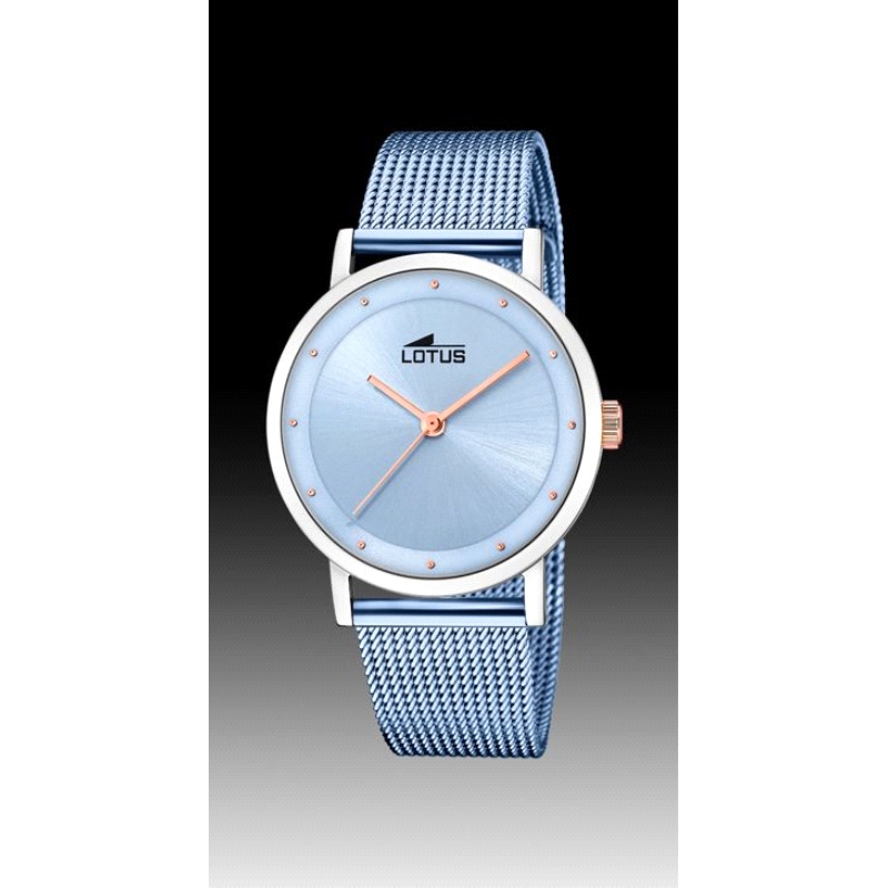 <STRONG>Reloj Lotus mujer 18878/1</STRONG> azul claro. <STRONG>Reloj Lotus 18878/1</STRONG> para mujer de acero&nbsp;inoxidable 