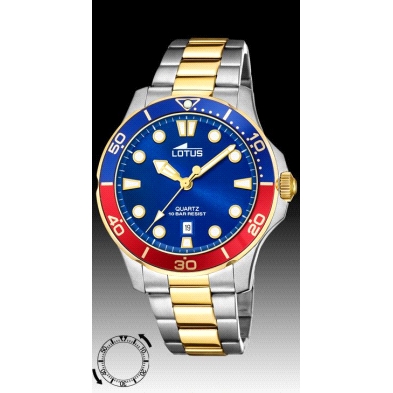 <STRONG>Reloj Lotus hombre 18760/4</STRONG> azul y rojo. <STRONG>Reloj Lotus hombre 18760/4</STRONG>. <STRONG>Reloj Lotus</STRON