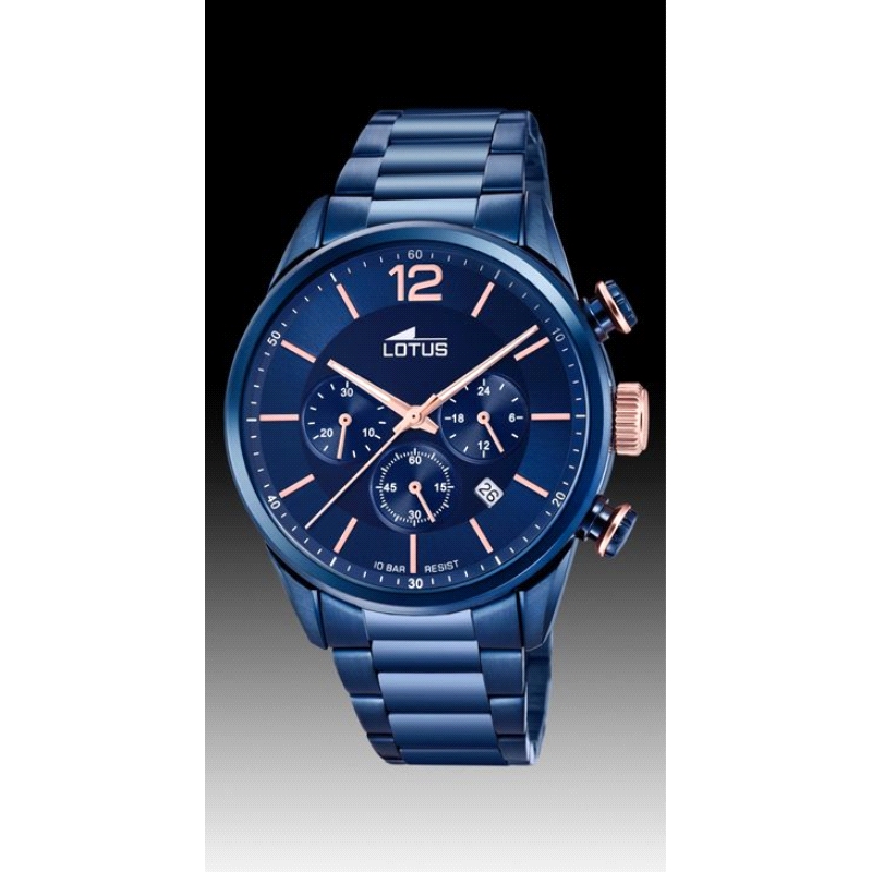 <STRONG>Reloj Lotus 18680/2 hombre</STRONG> crono azul. <STRONG>Reloj Lotus 18680/2</STRONG>. <STRONG>Reloj Lotus</STRONG> para<