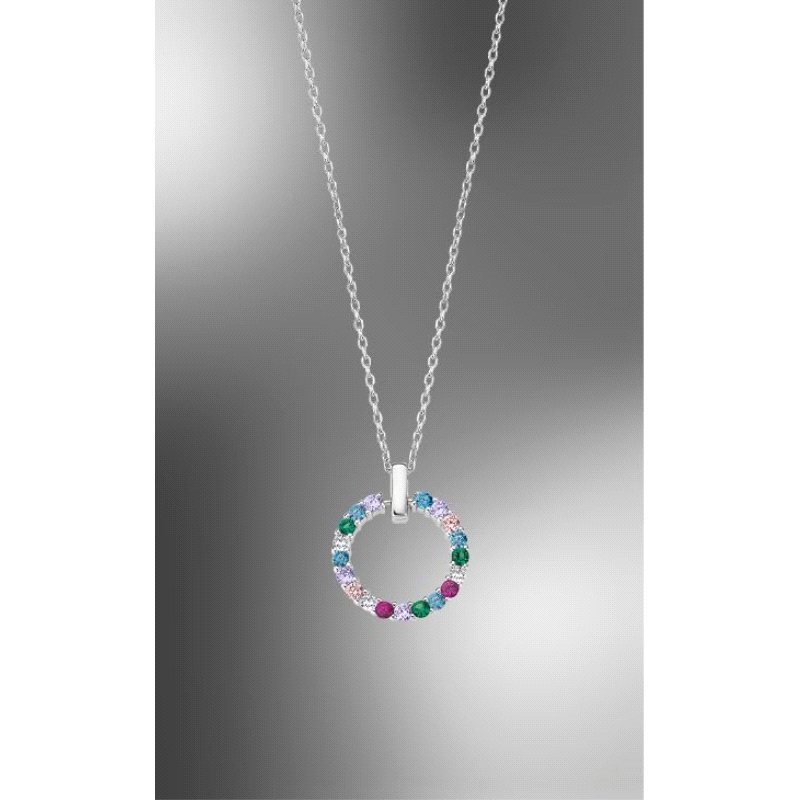 <STRONG>Collar plata Lotus LP3100-1/2 mujer</STRONG> multicolor. <STRONG>Collar</STRONG> de <STRONG>mujer Lotus LP3100-1/2</STRO