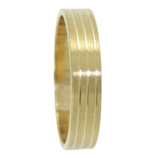 <STRONG>Alianza </STRONG>4mm<STRONG> oro</STRONG> 3 lineas.<STRONG> Alianza</STRONG> fabricada en <STRONG>oro</STRONG> de <STRON