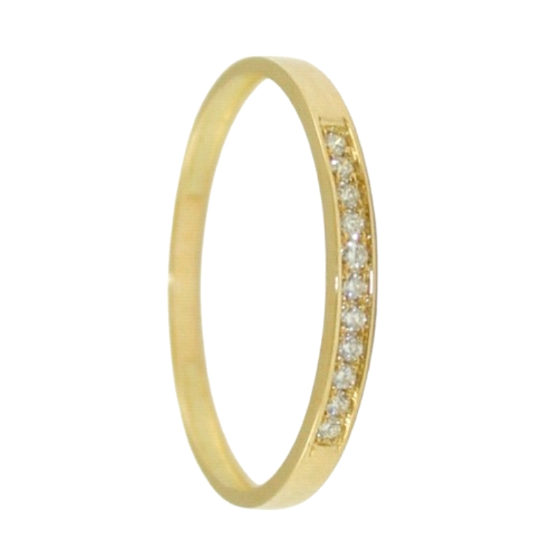 <STRONG>Sortija mujer diamante 0.08 cts oro 18 kilates</STRONG>. <STRONG>Anillo</STRONG> para <STRONG>mujer</STRONG> con<STRONG>